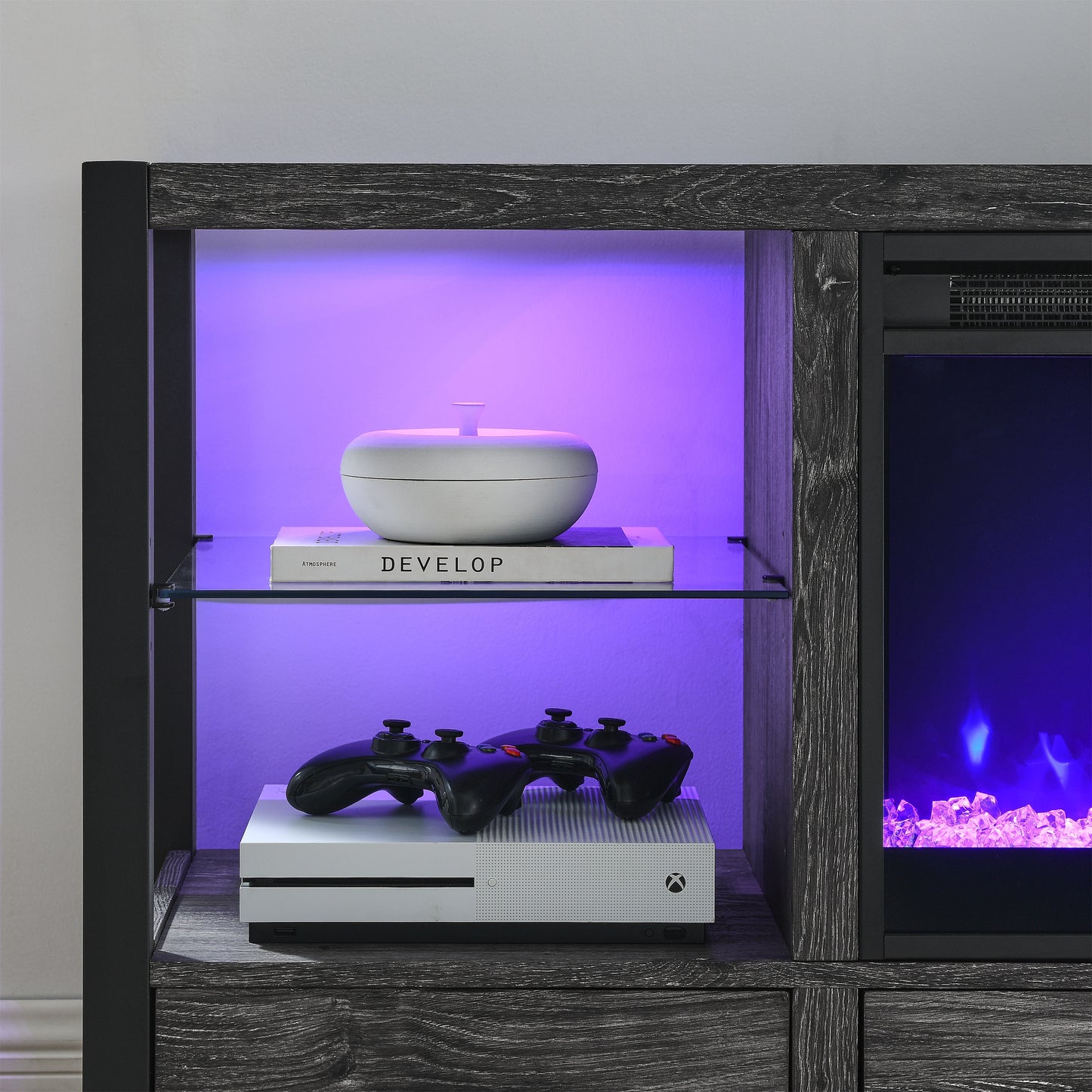 Fremont Contemporary Electric Fireplace Insert