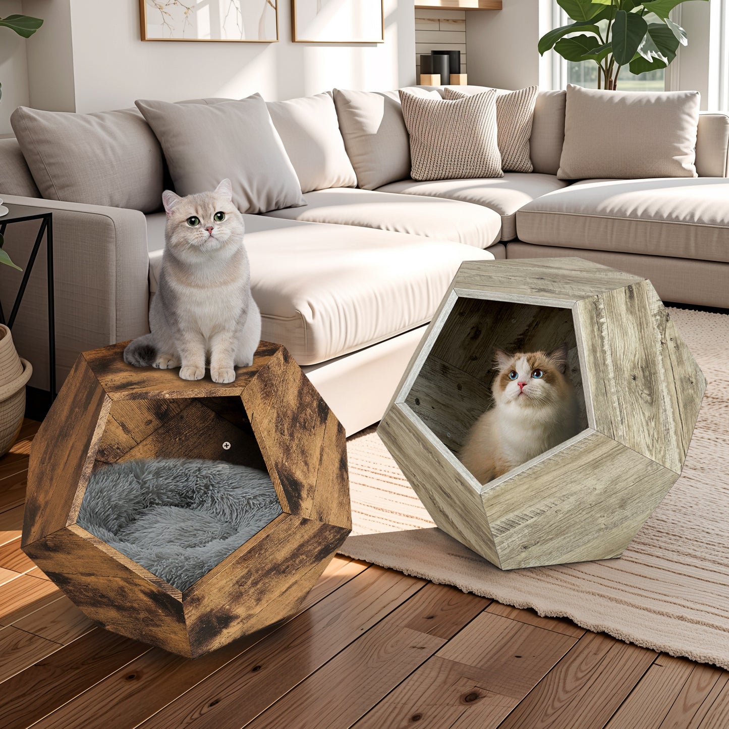 Lula Craftsman Wood Pet Table