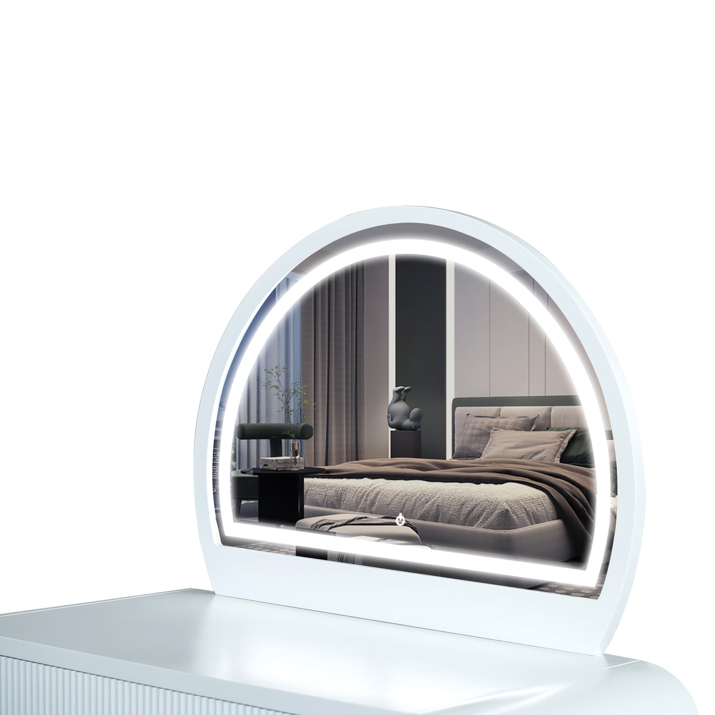 Mission Modern Makeup Vanity with Touch