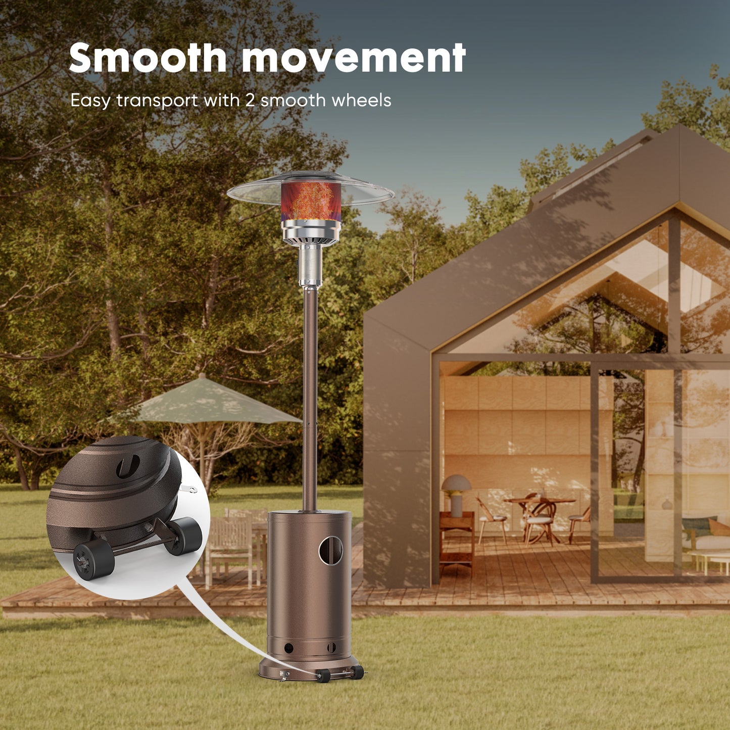 Eda Industrial Outdoor Propane Patio Heater