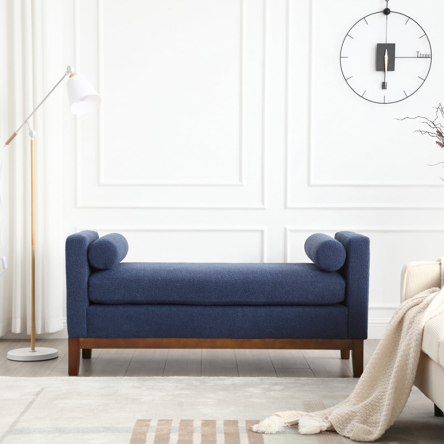 Justo Contemporary Elegant Upholstered Bench