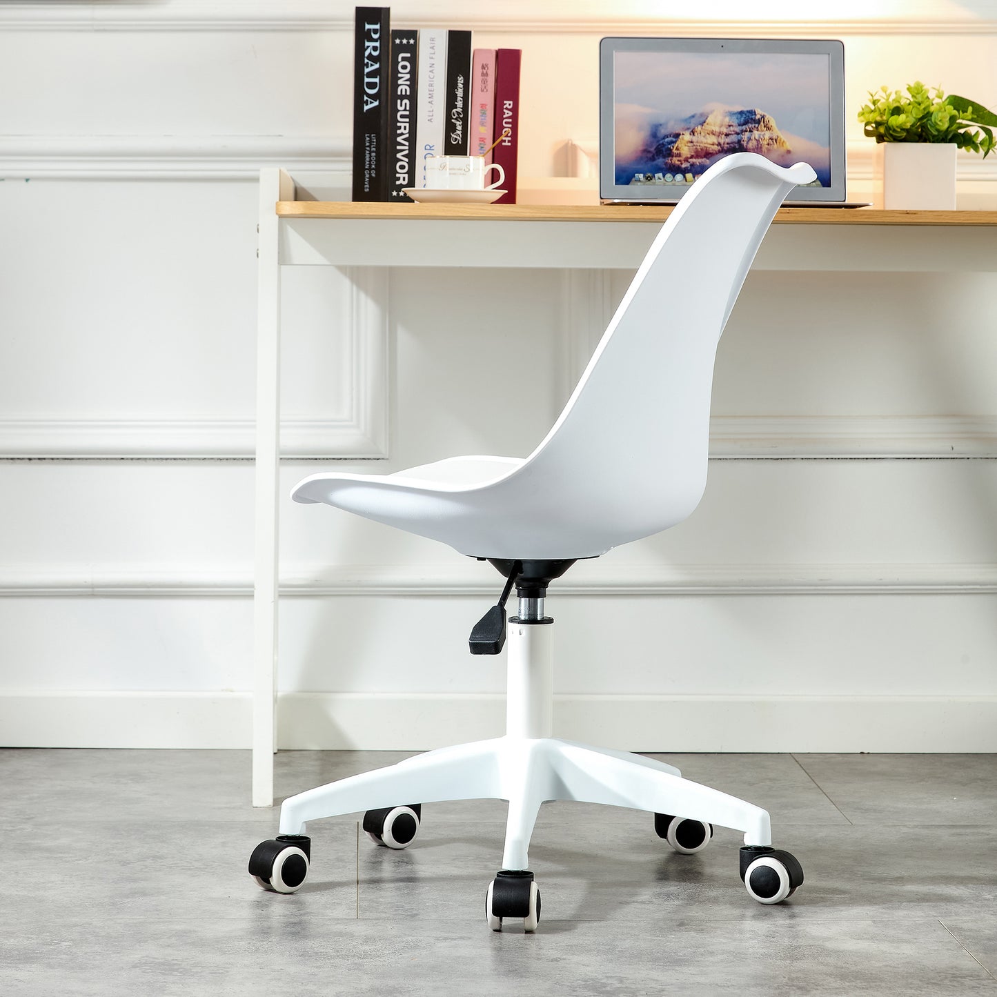 Amity Modern Plastic Swivel Chair