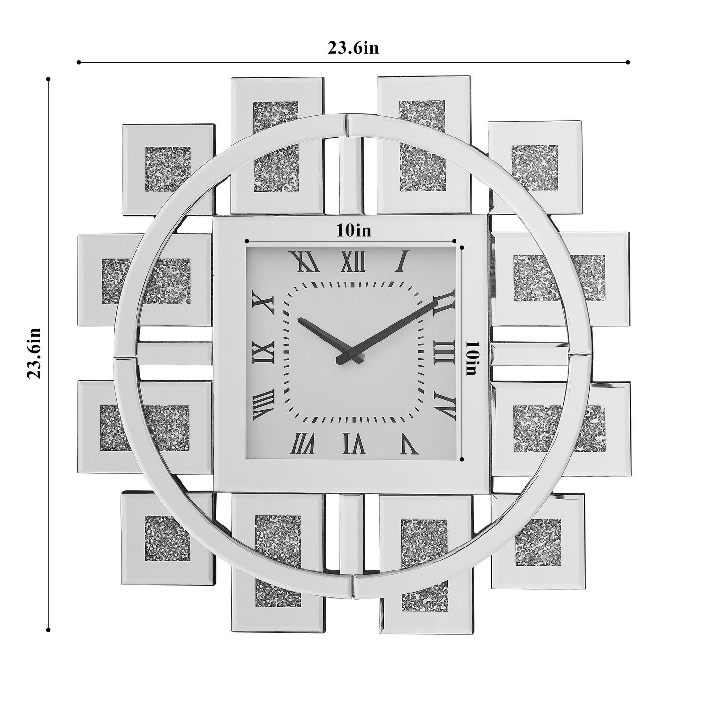 Luz Contemporary Classic Wall Clock