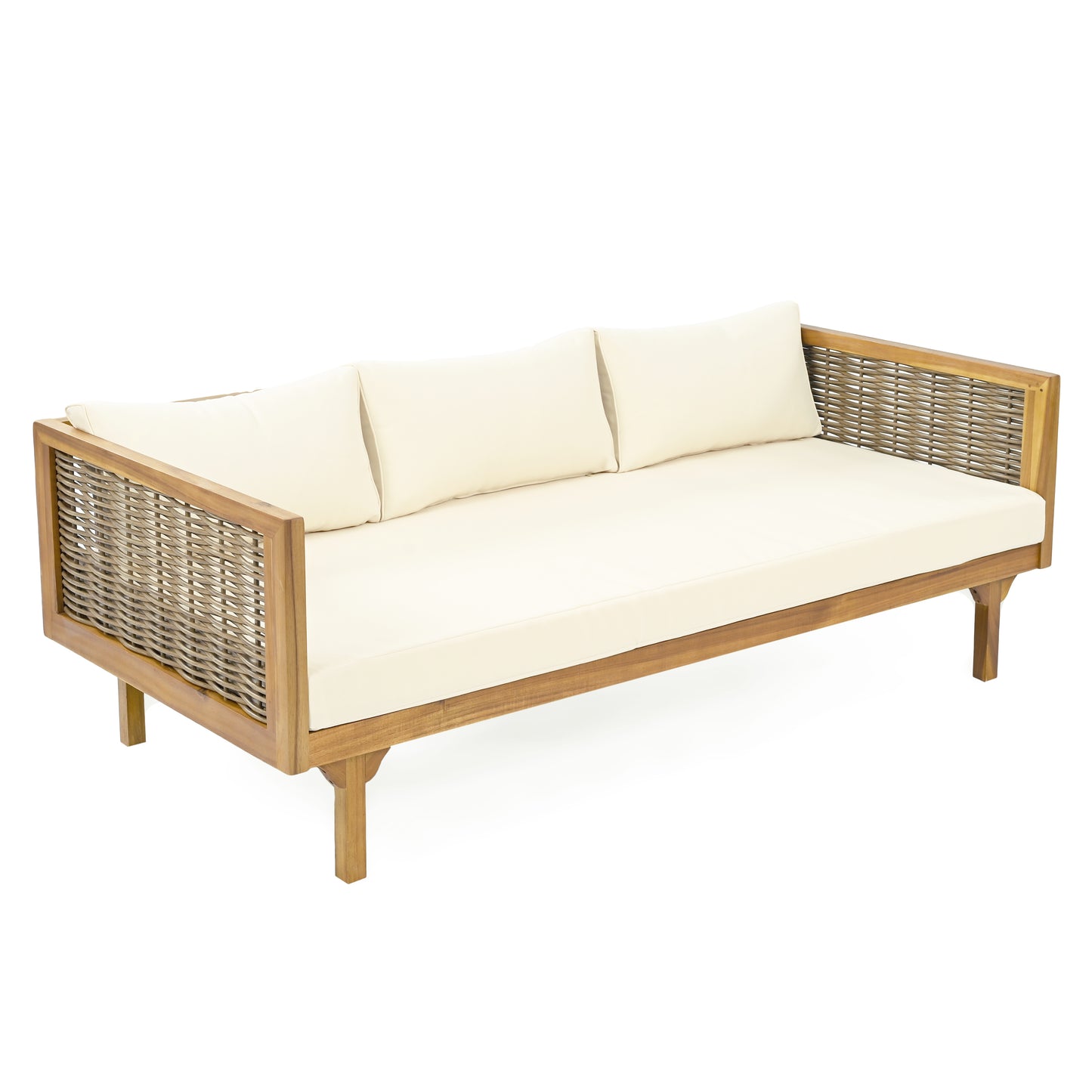 Niles Craftsman Rattan Arms Daybed