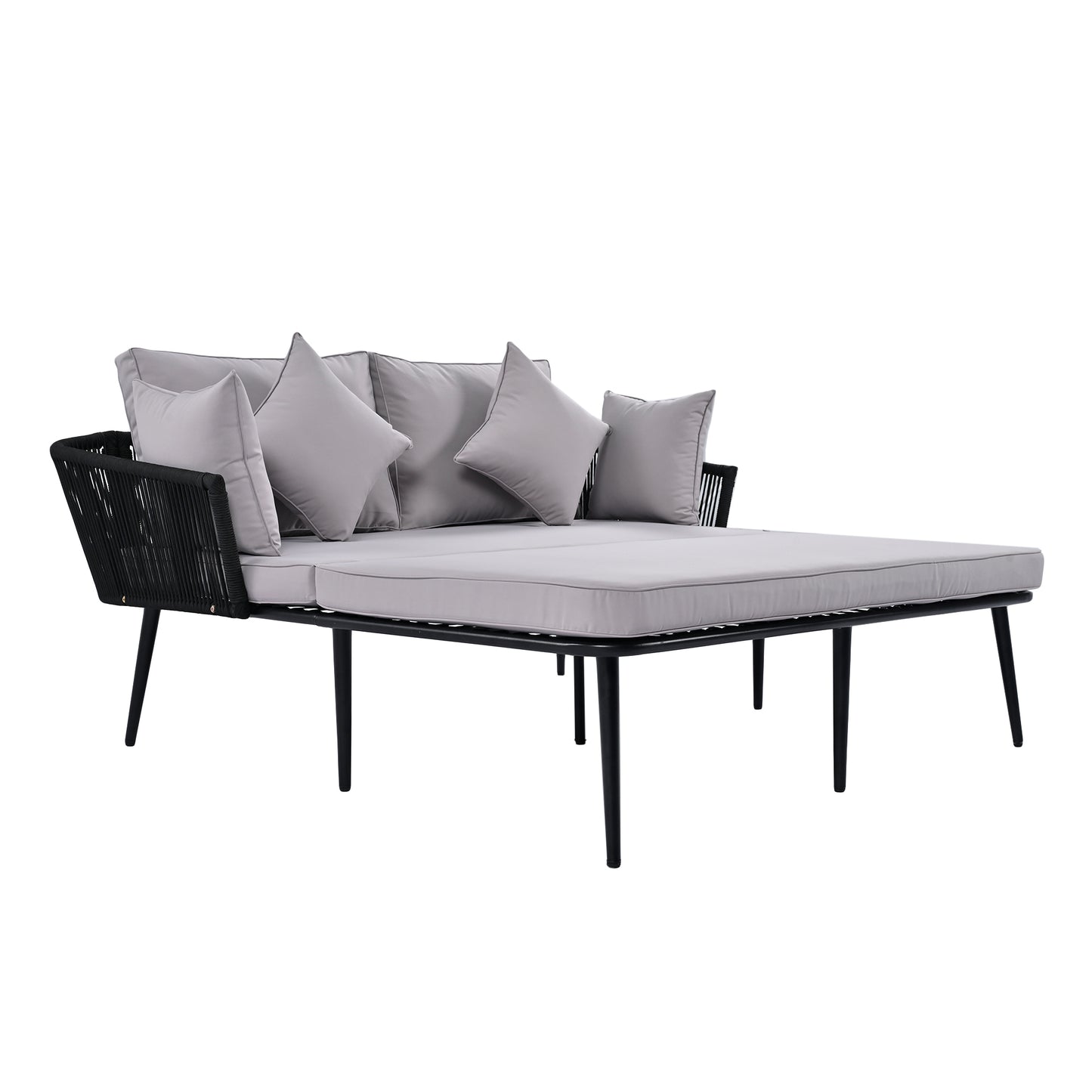 Irvington Modern Woven Rope Daybed