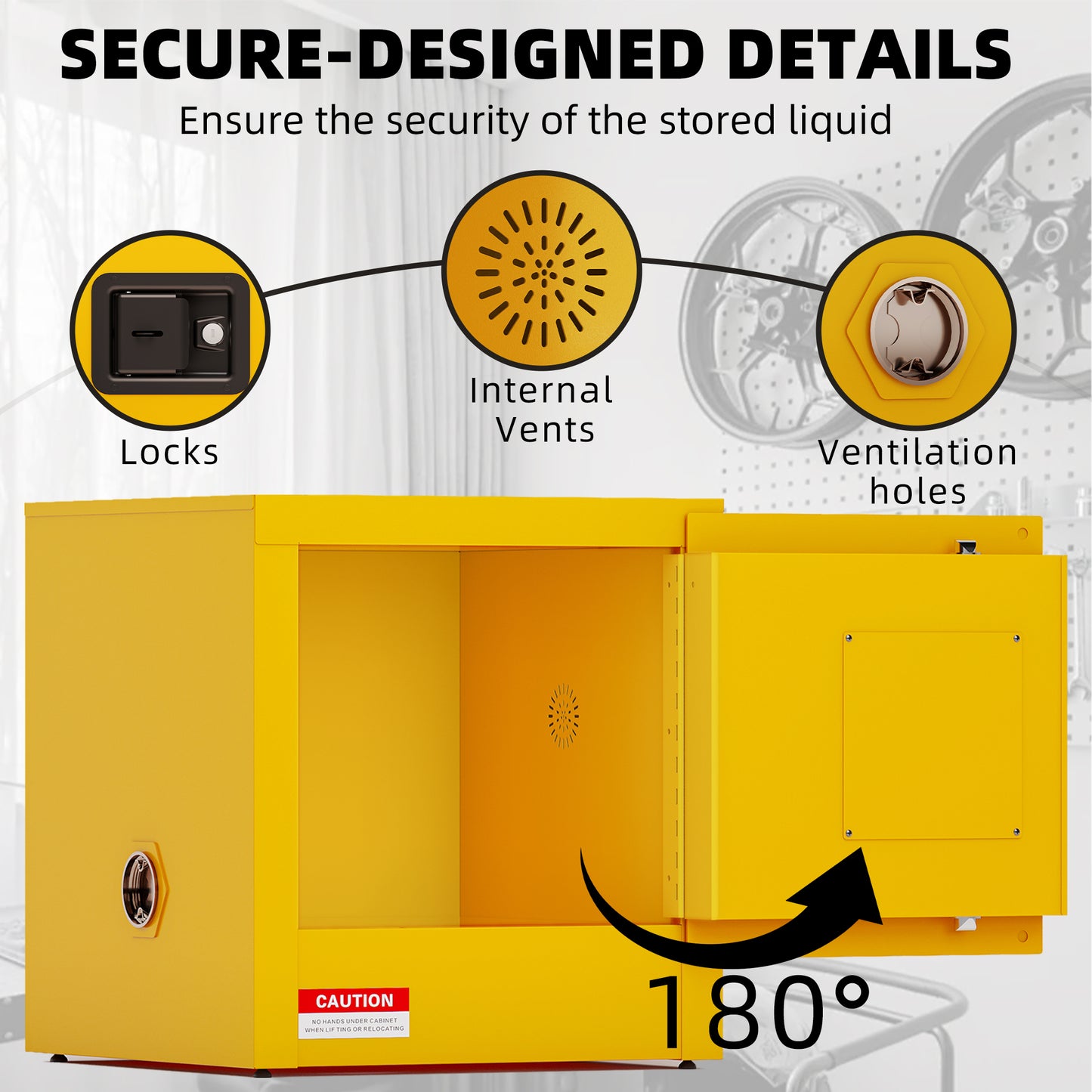 Mission Industrial Flammable Steel Safety Cabinet