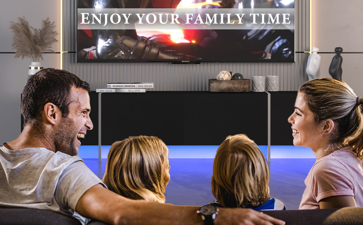 Lula Modern LED TV Remote Console Stand