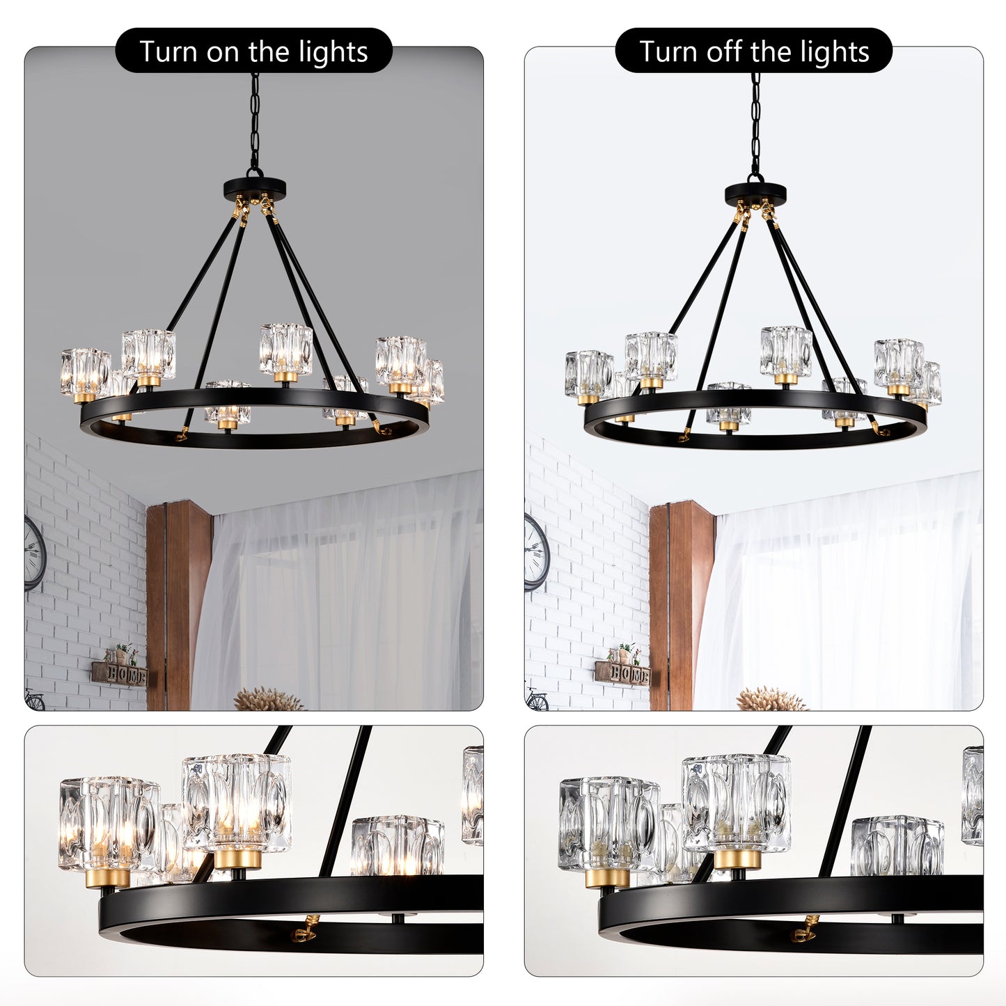 Justo Modern Crystal Chandelier