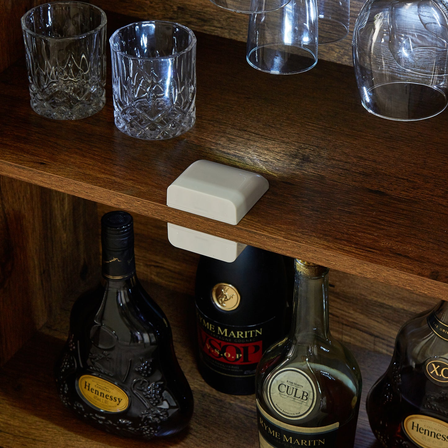 Calista Industrial Wine Bar Cabinet Sideboard