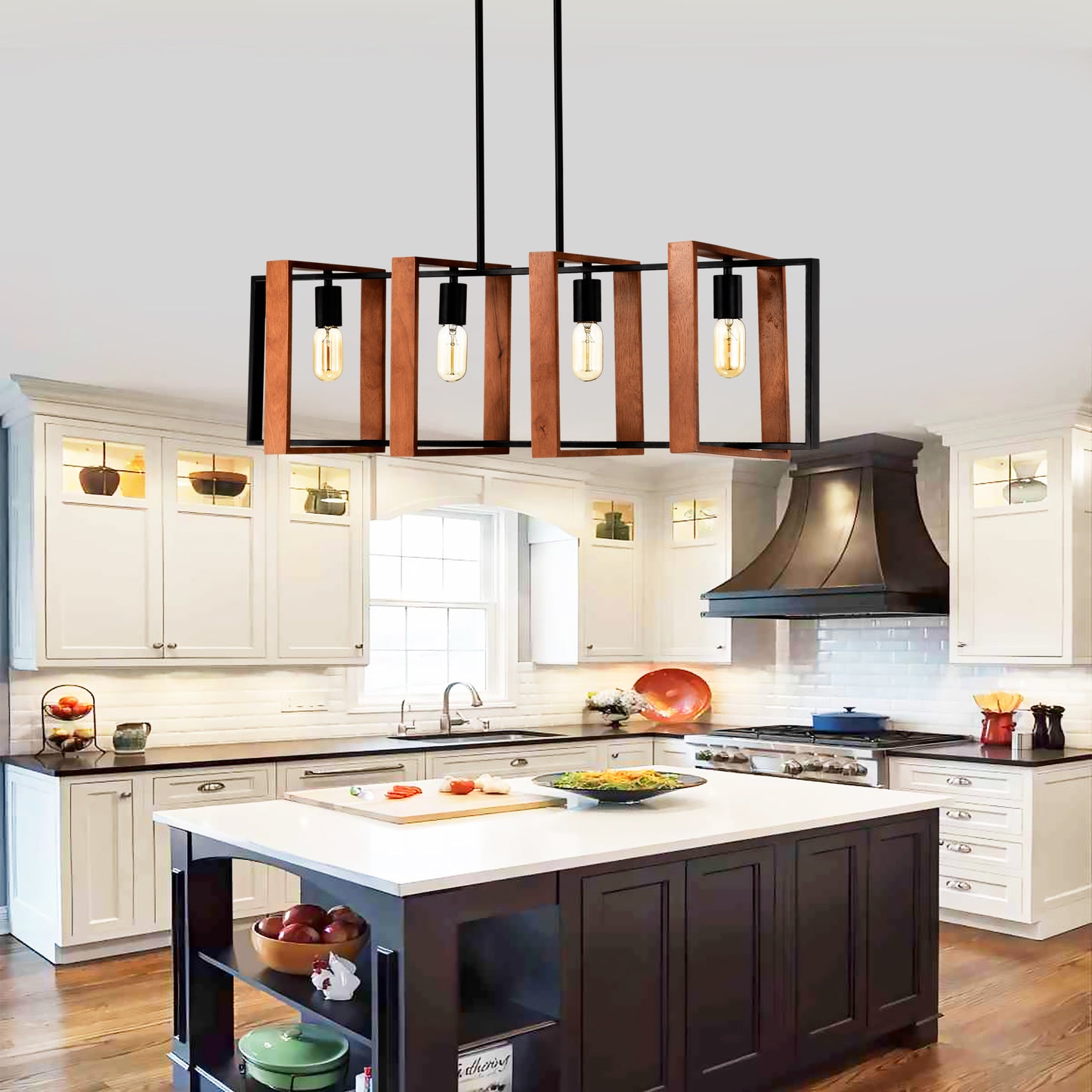 Bartholomew Industrial Rectangular Chandelier