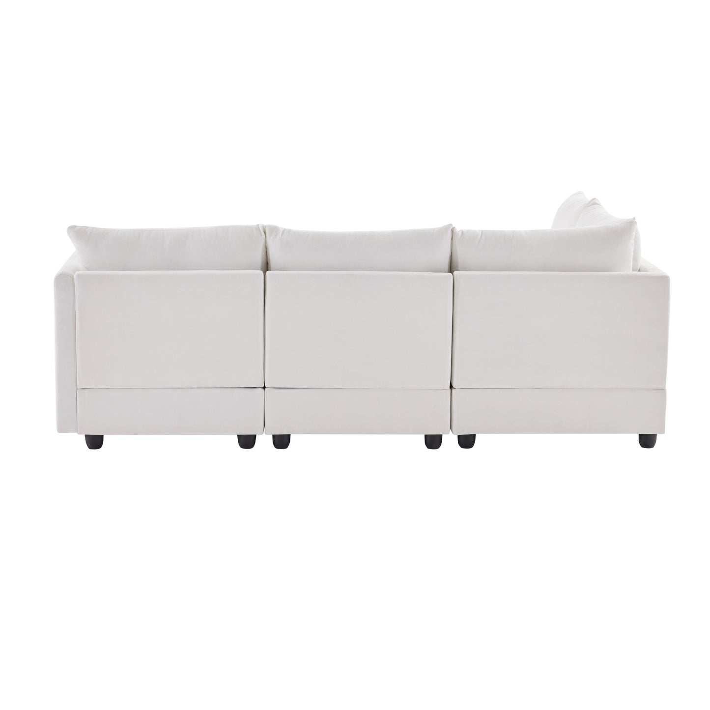 Amity Modern Modern Stripe Sectional Sofa