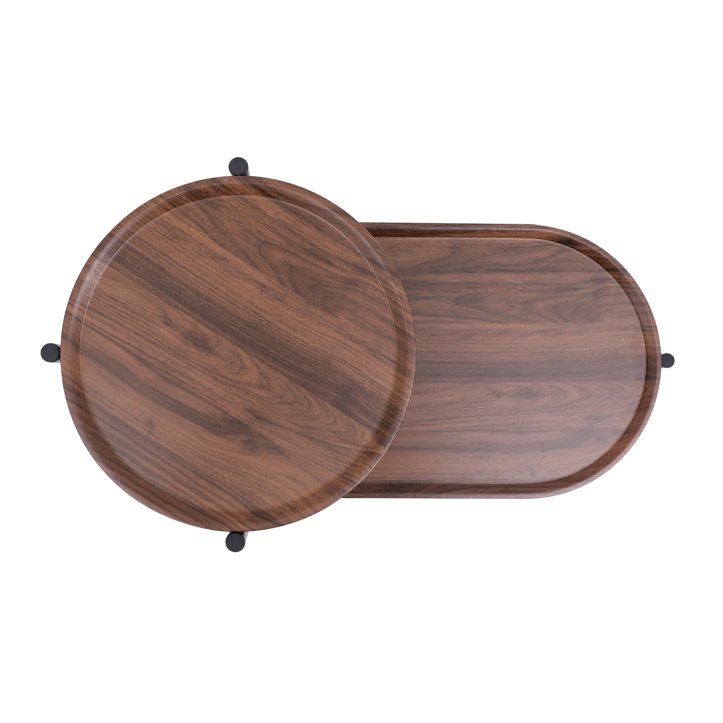 Cleo Mid-Century Walnut Coffee Table