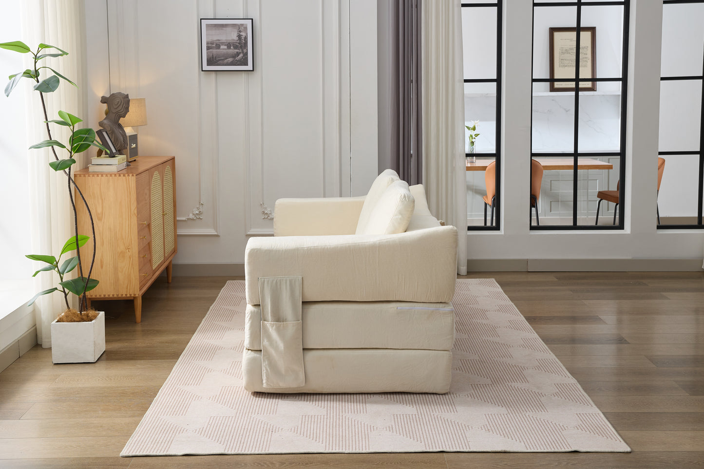 Healdsburg Contemporary Fold-Out Couch Sofa
