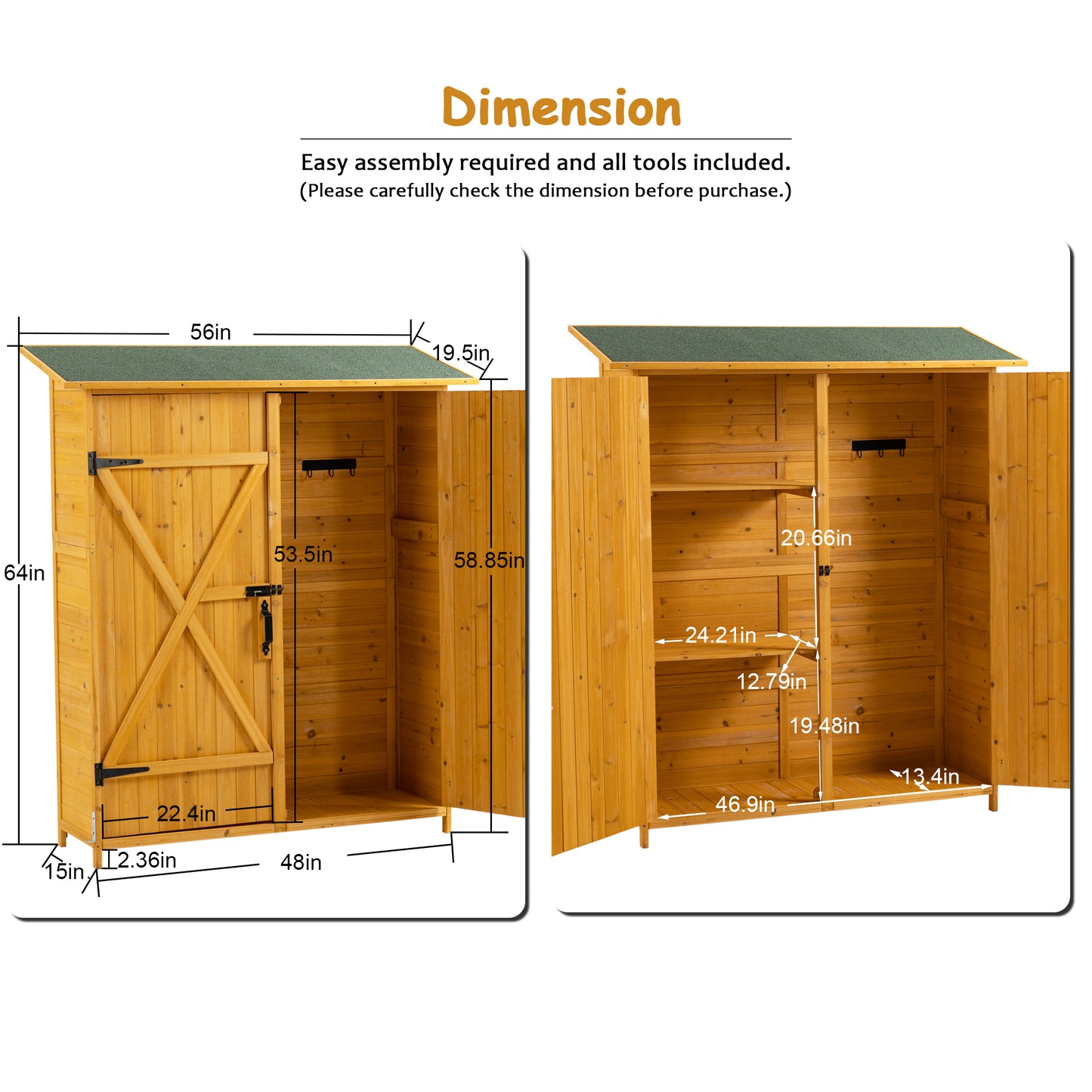 Luz Craftsman Outdoor Storage Shed
