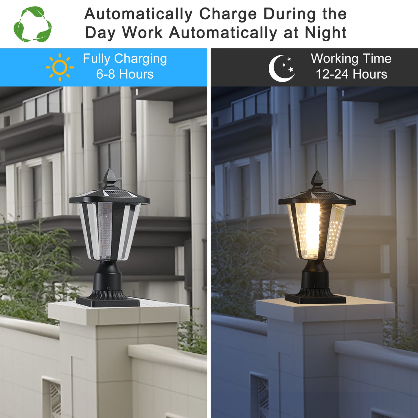 Justo Modern Solar Dimmable LED Lights