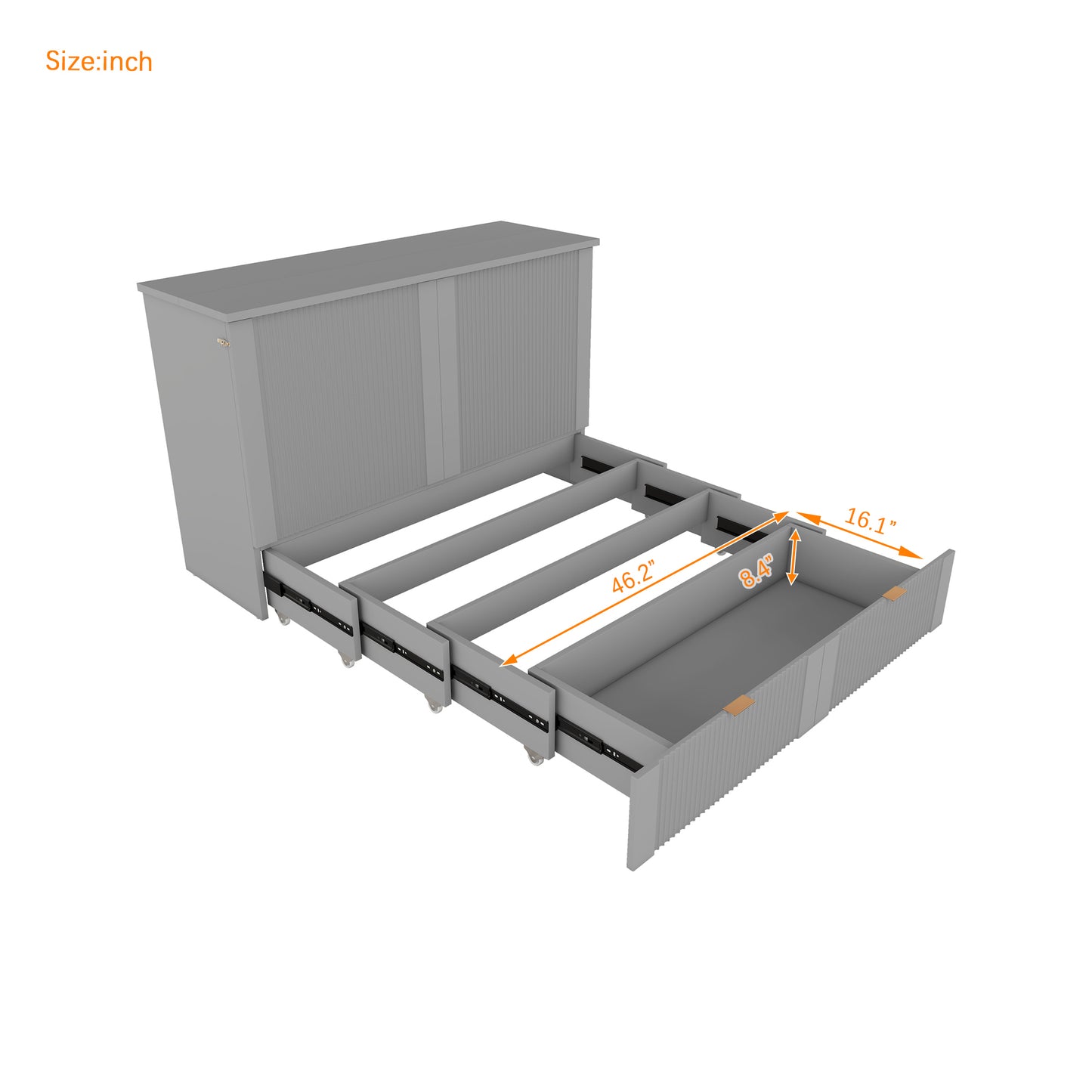 Marcel Modern Bed Drawer Combo