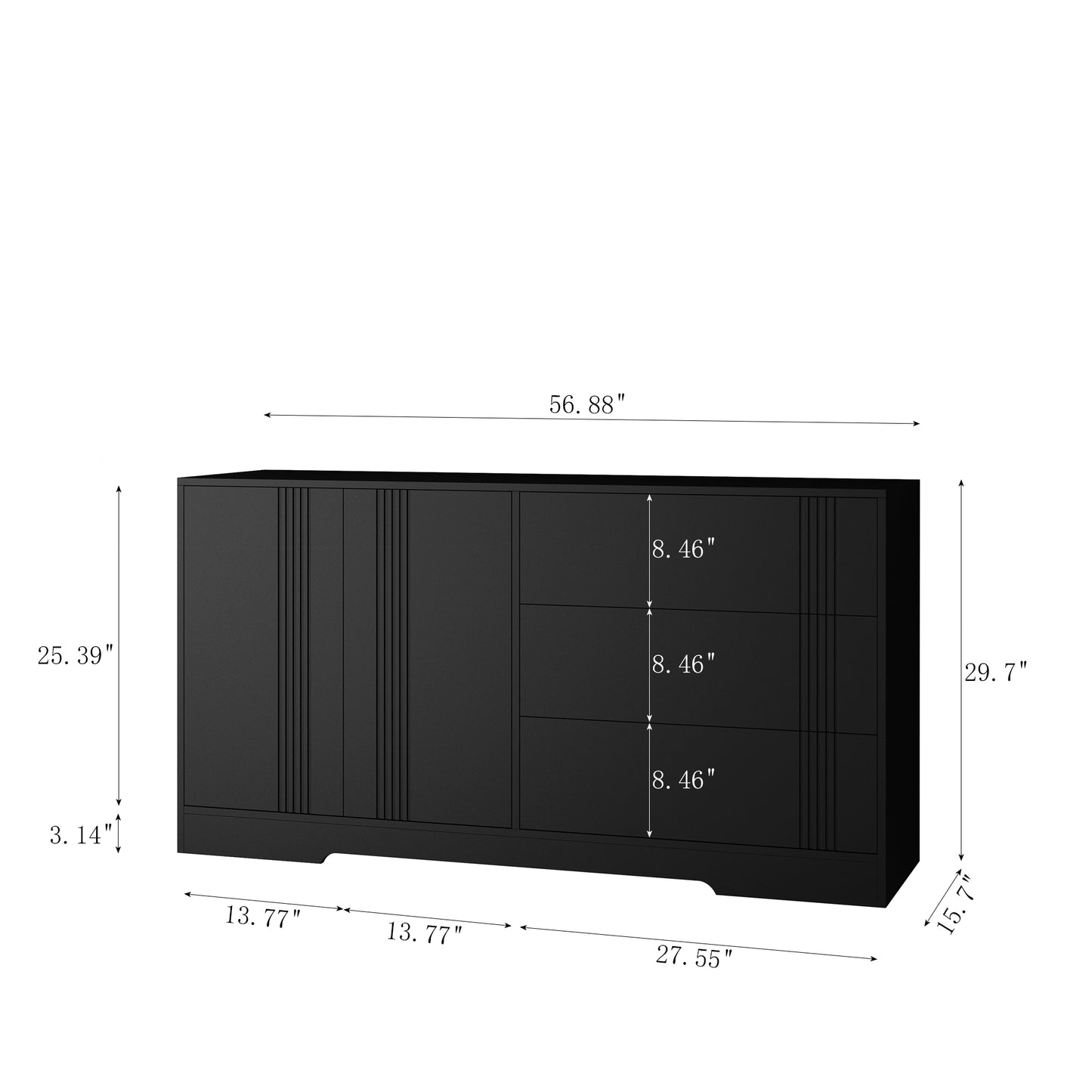 Fitch Modern Kitchen Buffet Storage
