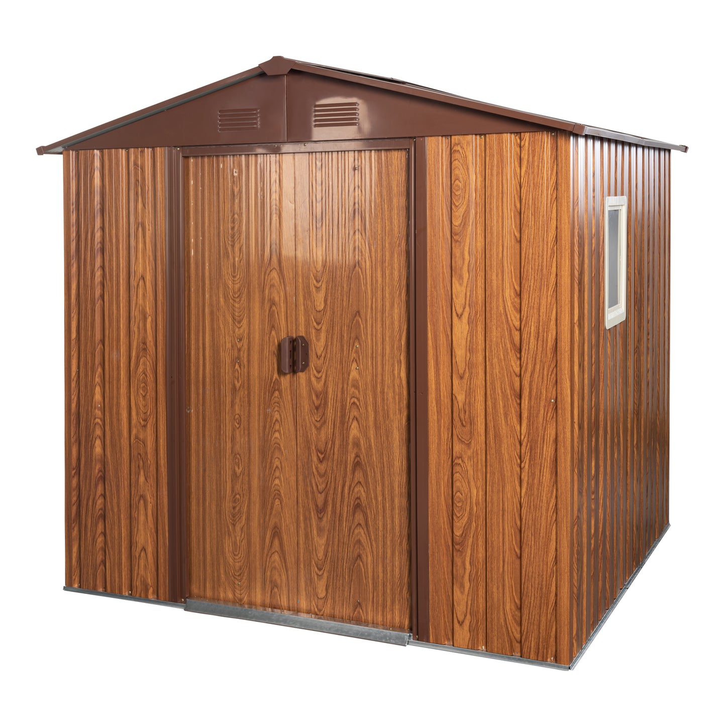 Calista Industrial Outdoor Metal Storage Shed