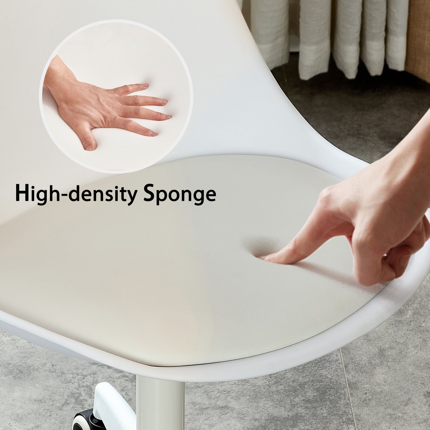 Amity Modern Plastic Swivel Chair