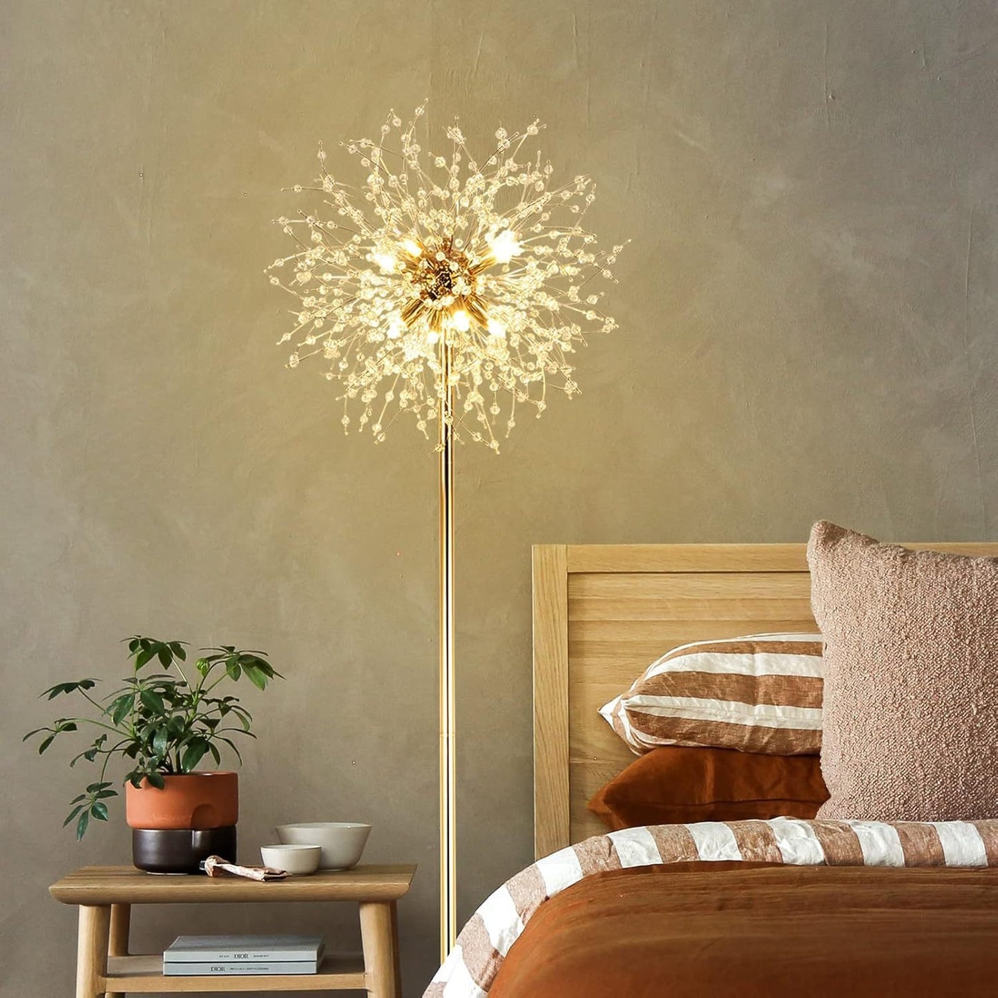 Calista Modern Crystal Floor Lamp