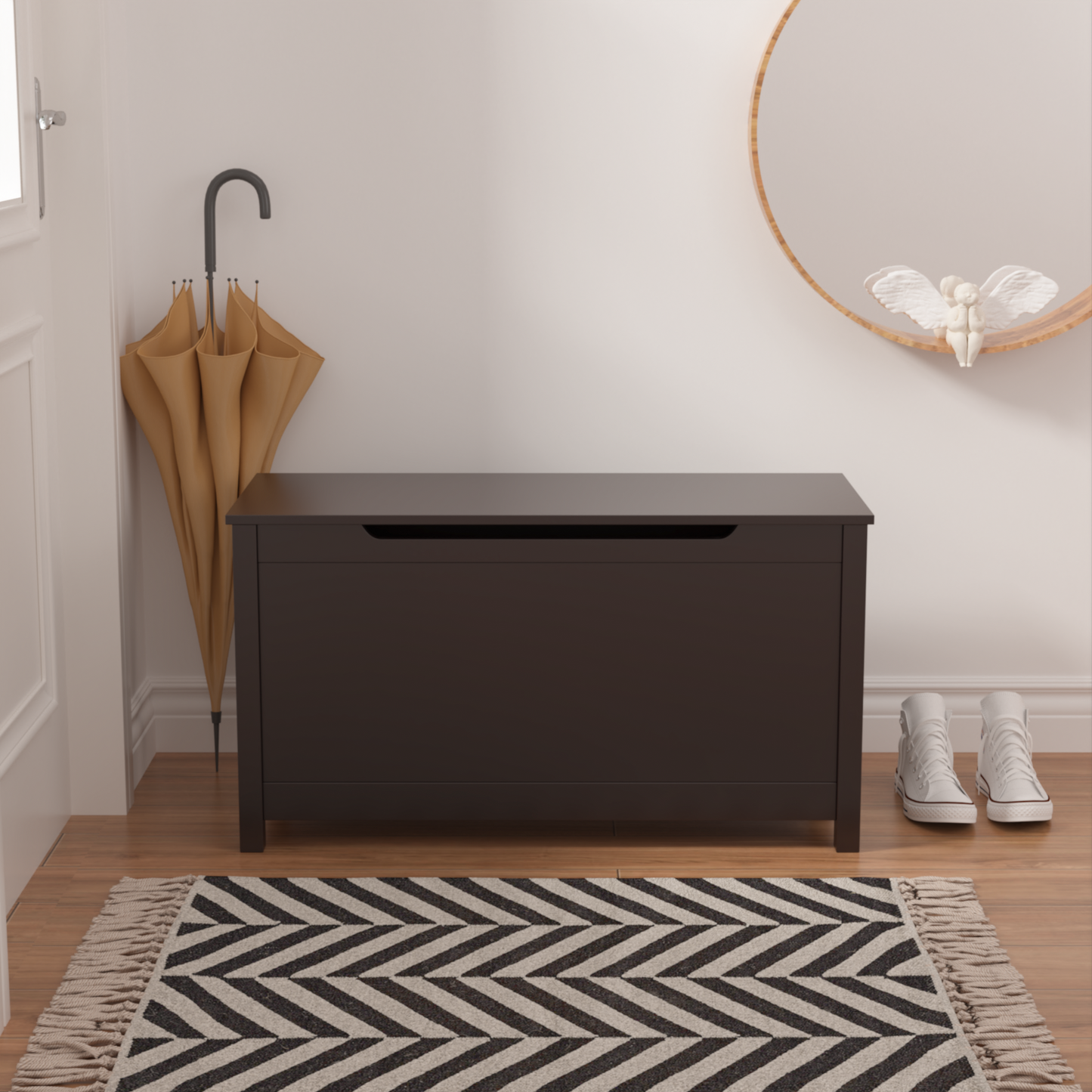Luz Craftsman Wooden Toy Storage Box