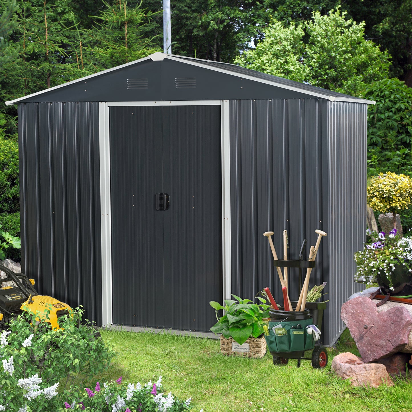 Westport Industrial Outdoor Metal Storage Shed