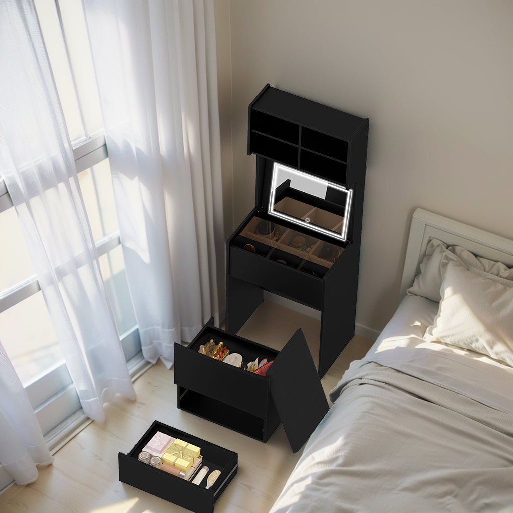 Irvington Contemporary Velvet Dressing Table