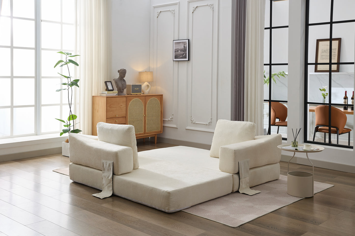 Healdsburg Contemporary Fold-Out Couch Sofa