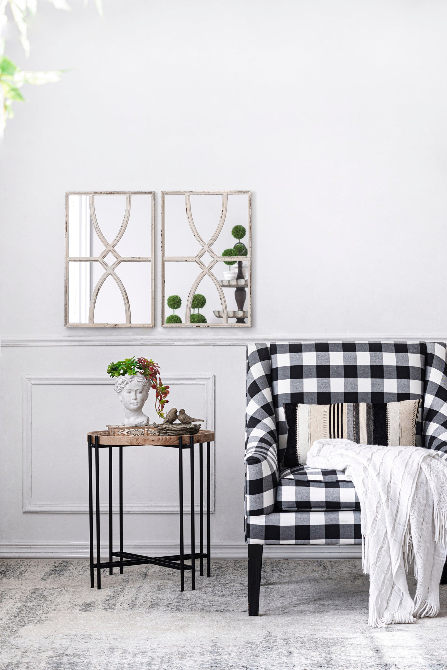 Marites Craftsman Wooden Wall Mirrors