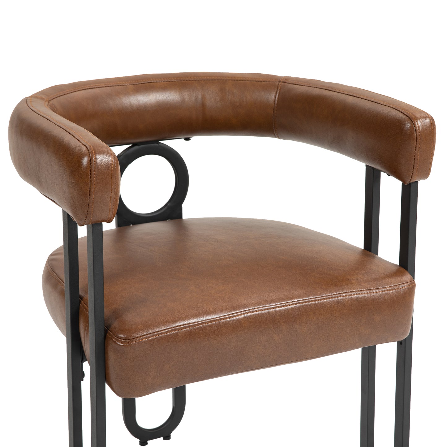 Napa Contemporary Fabric Upholstered Barrel Chairs