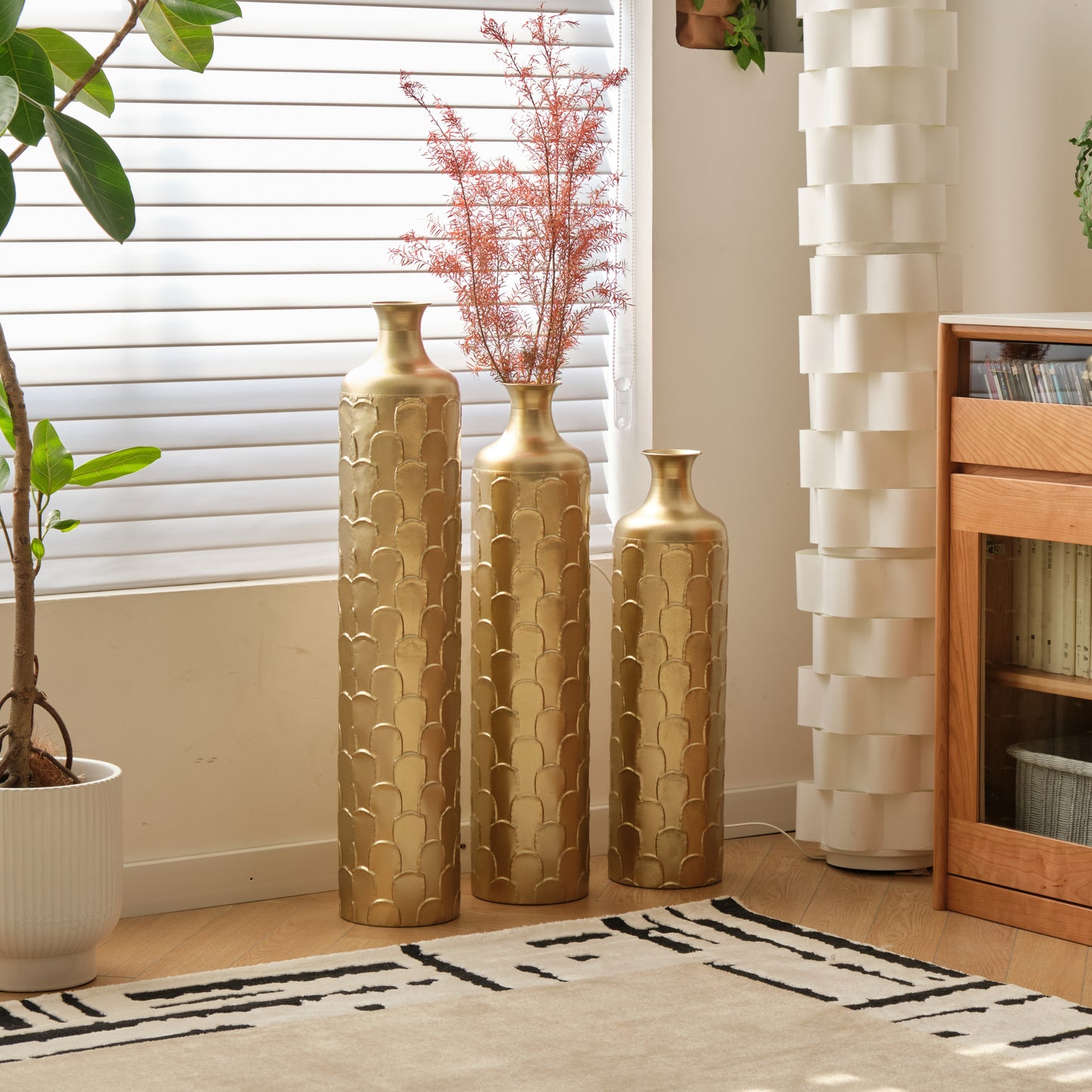 Niles Contemporary Glazed Floor Vases