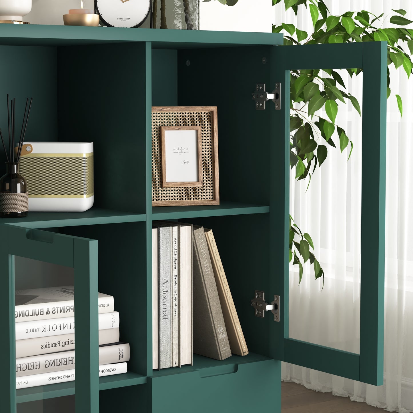 Napa Modern Bedroom Painted Storage Cabinet