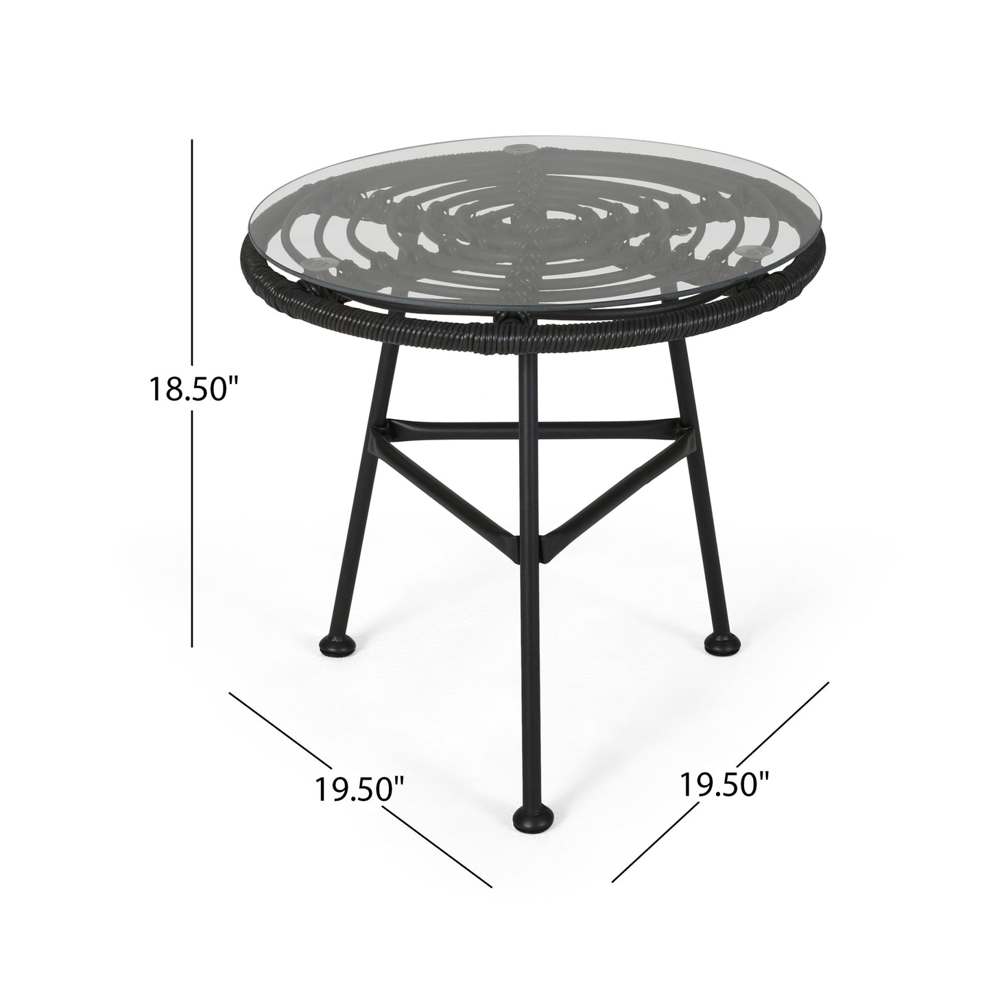 Elmcrest Industrial Classic Side Table
