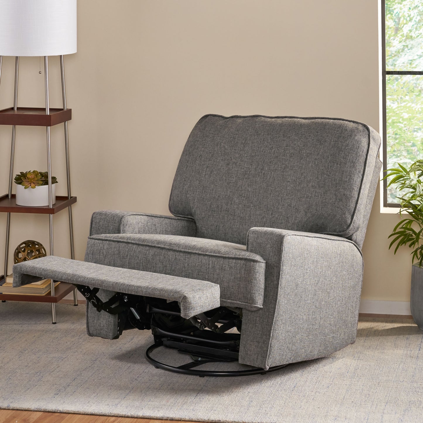Elmcrest Modern Wide Manual Standard Recliner