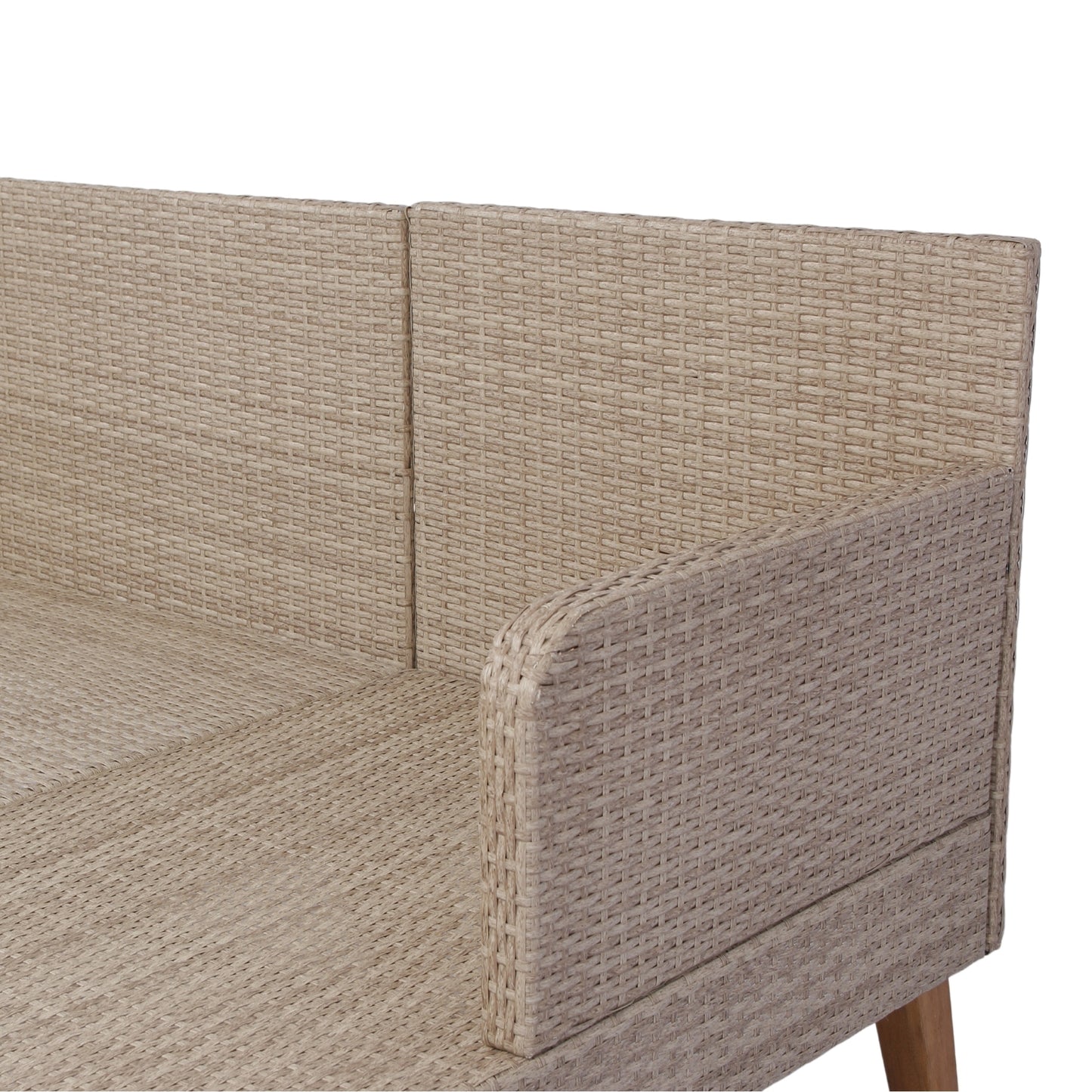 Bartholomew Modern Rattan Outdoor Sofa