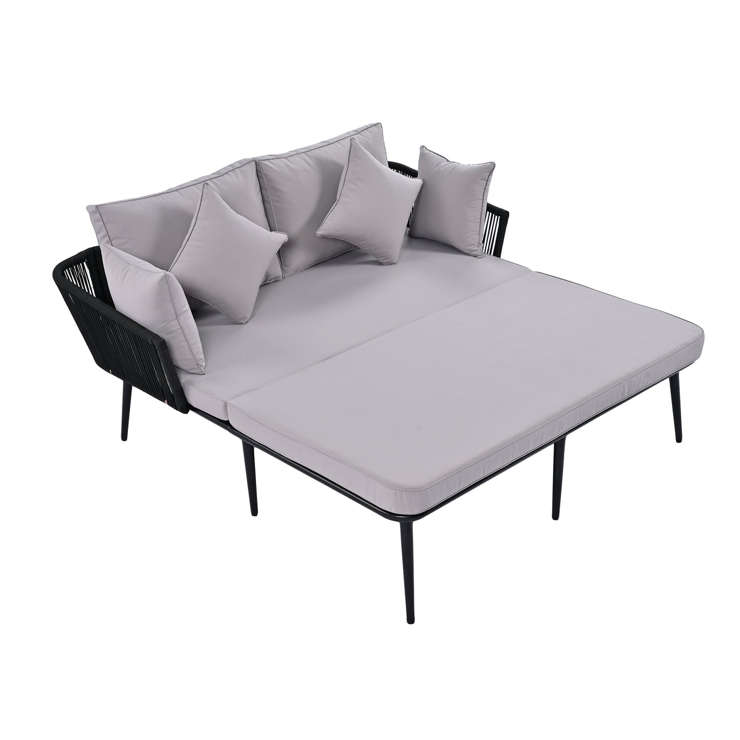 Irvington Modern Woven Rope Daybed