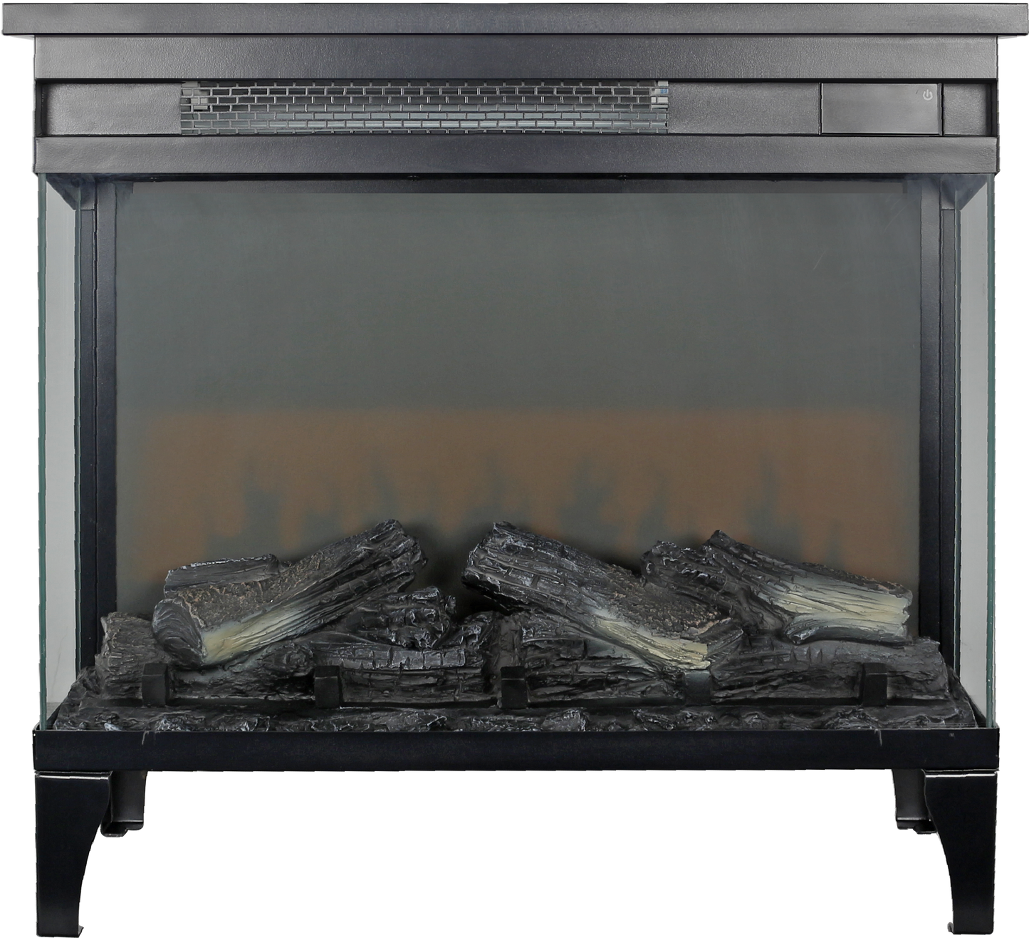 Ghivi Modern Velvet Electric Fireplace