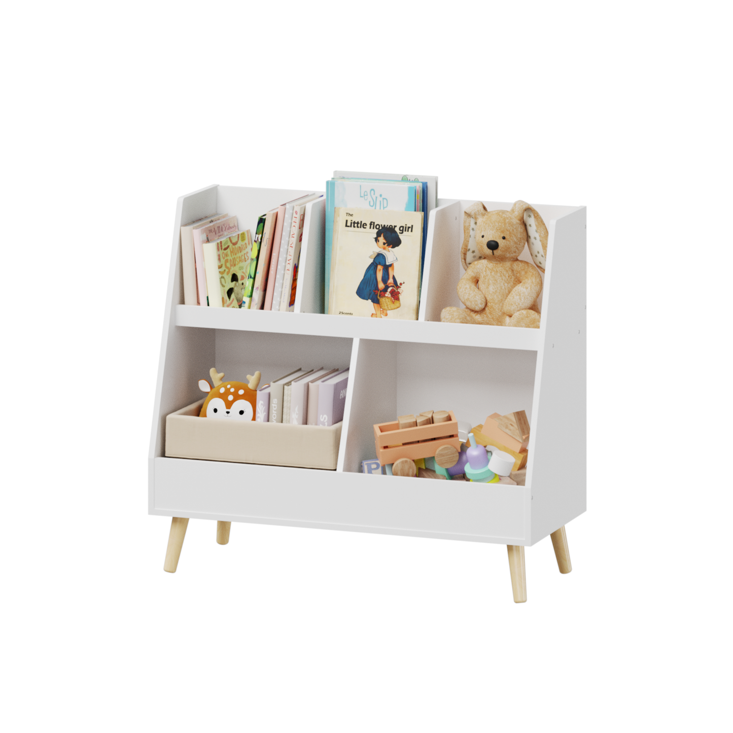 Healdsburg Craftsman Kids shelf Cubbies Organizer