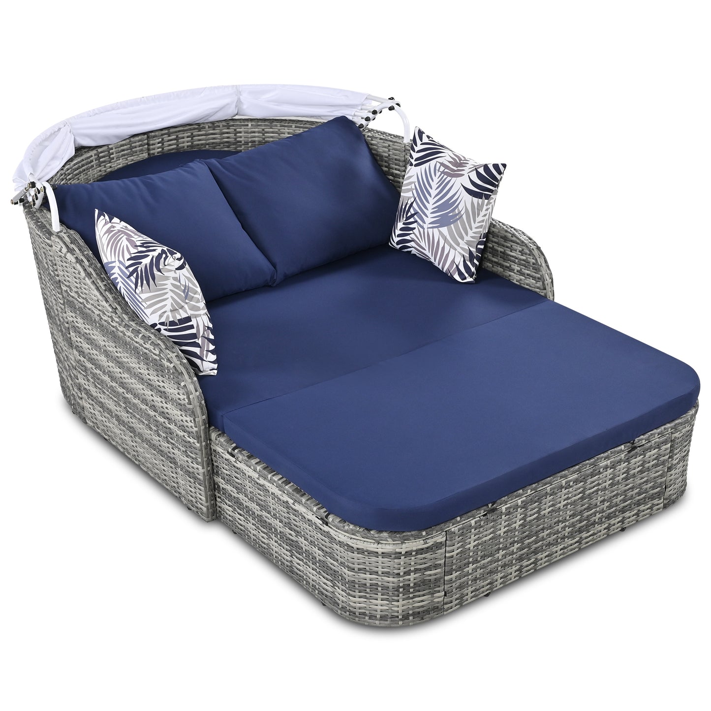 Oakridge Modern Canopy Sunbed Daybed
