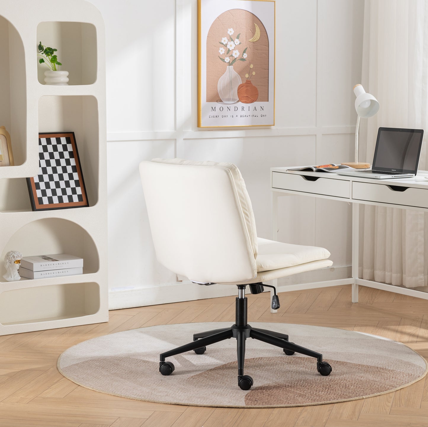 Centerville Contemporary Velvet Swivel Chair