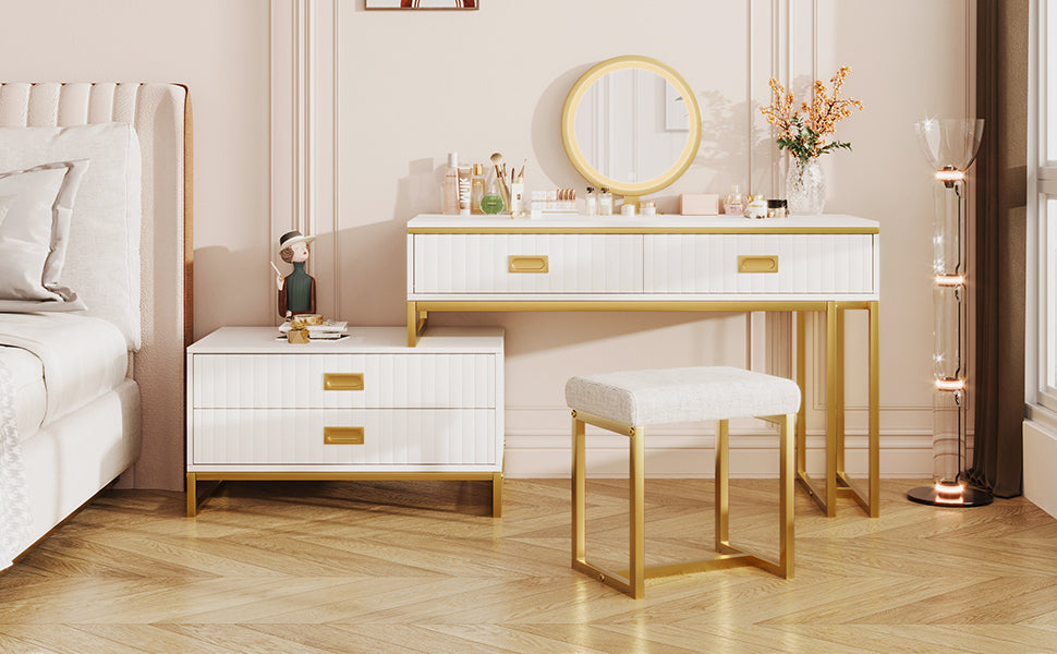 Somerset Modern Movable Vanity Table