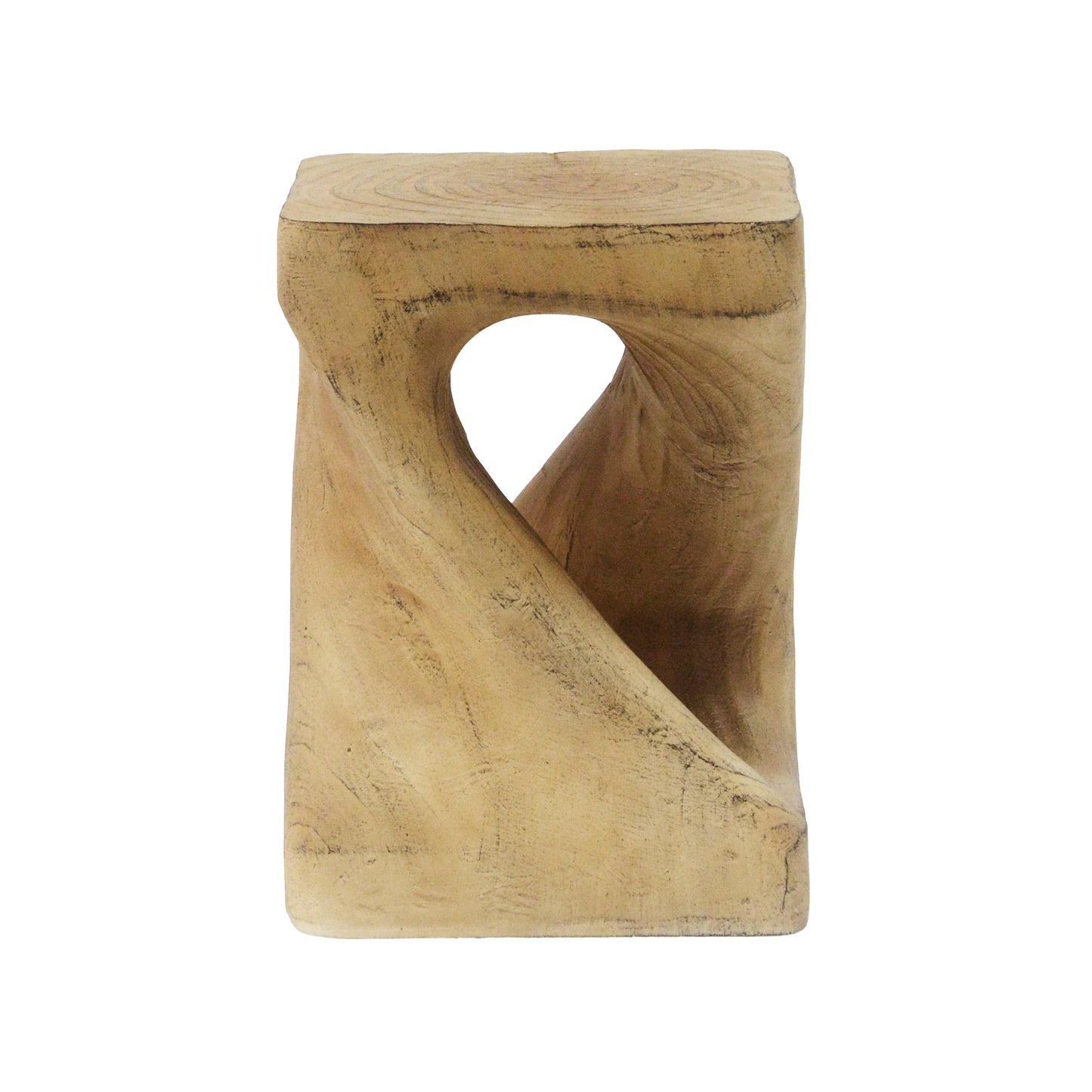 Bartholomew Craftsman Twist Shape Side Table