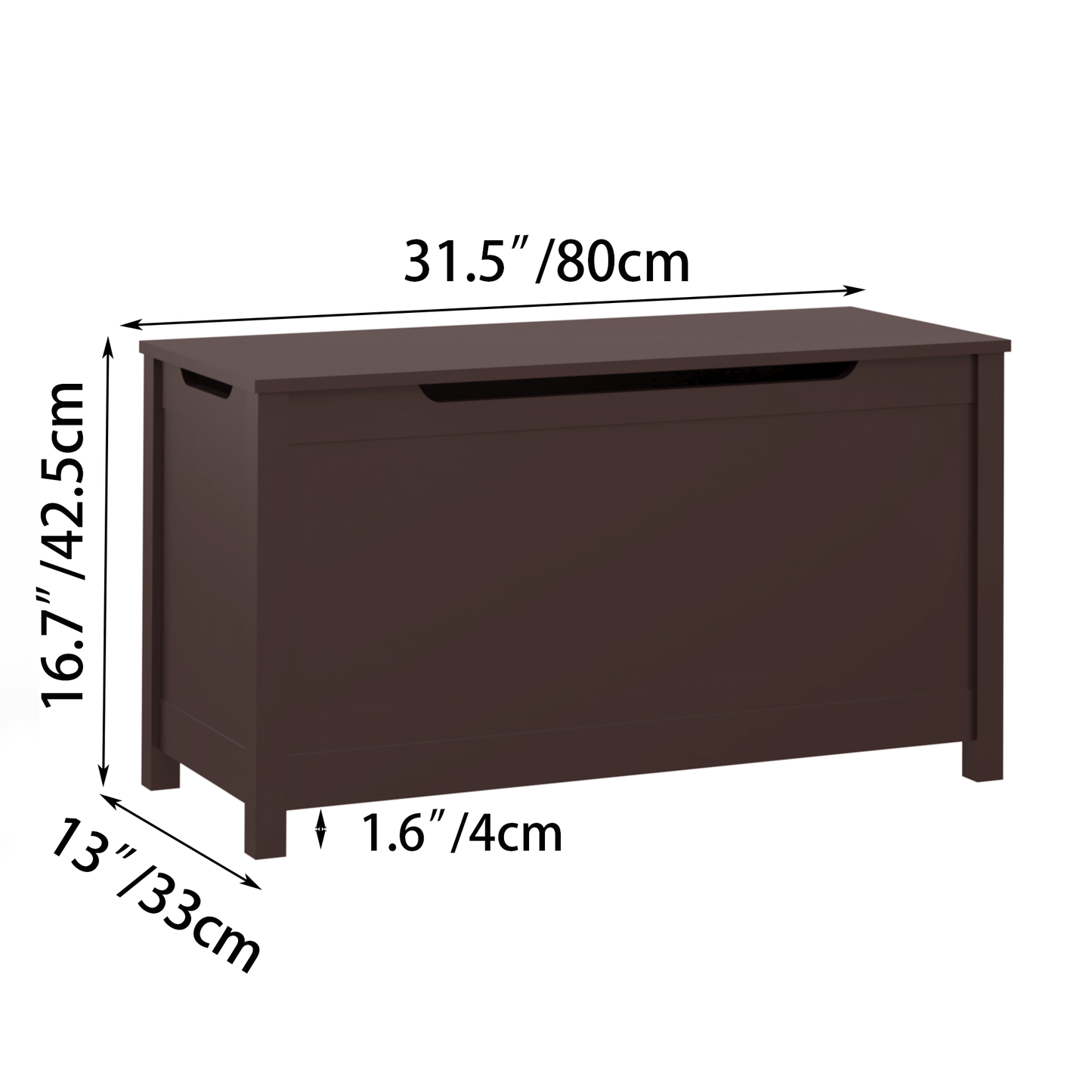 Luz Craftsman Wooden Toy Storage Box