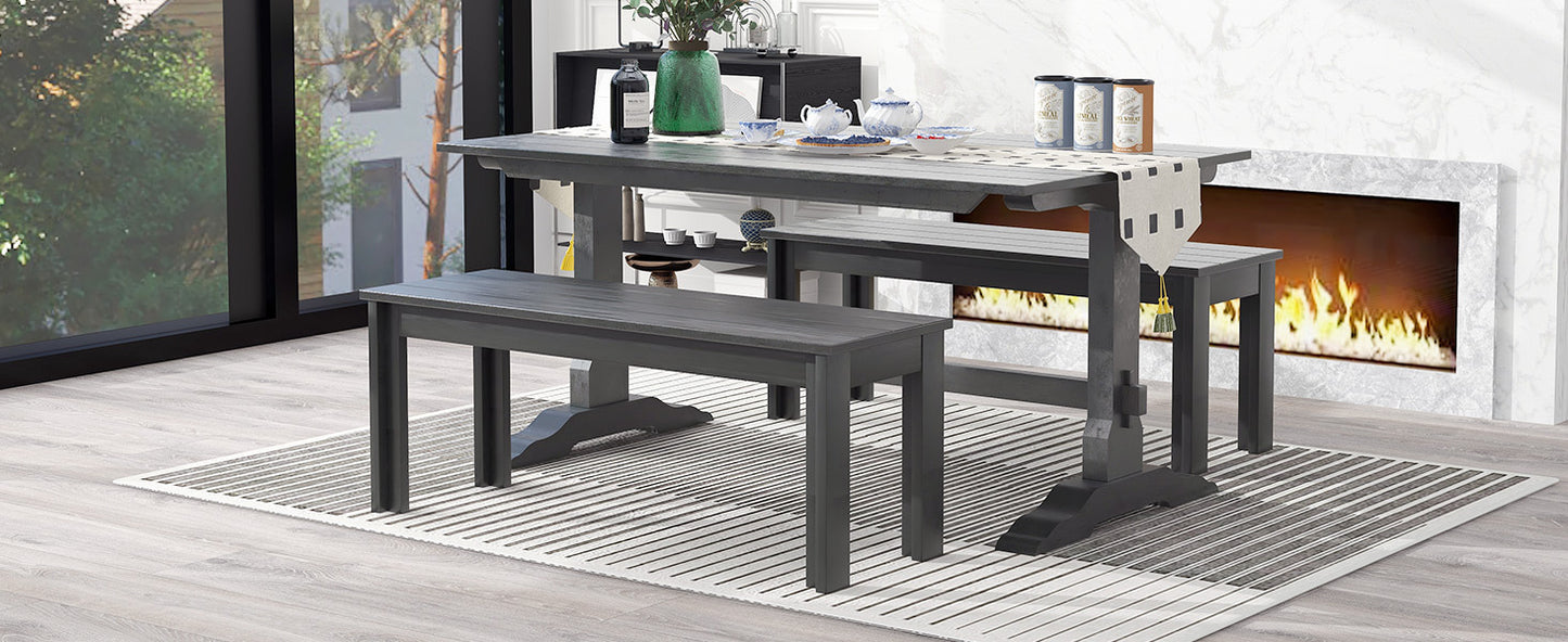 Emery Modern Benches Set