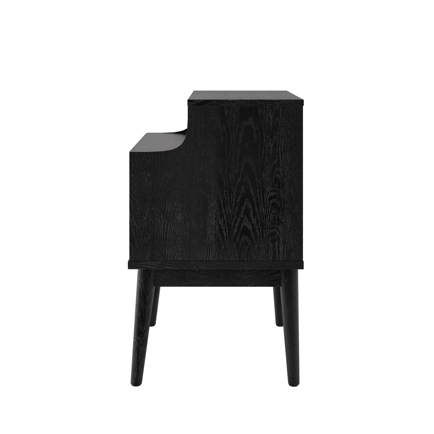 Irvington Contemporary Velvet Drawer Nightstand