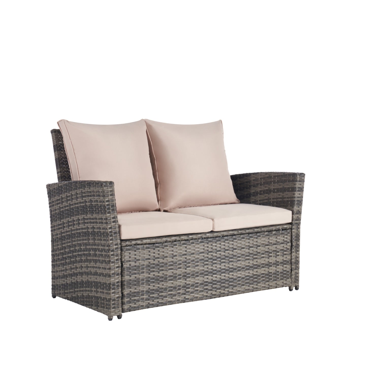 Marites Modern Patio Wicker Furniture Set