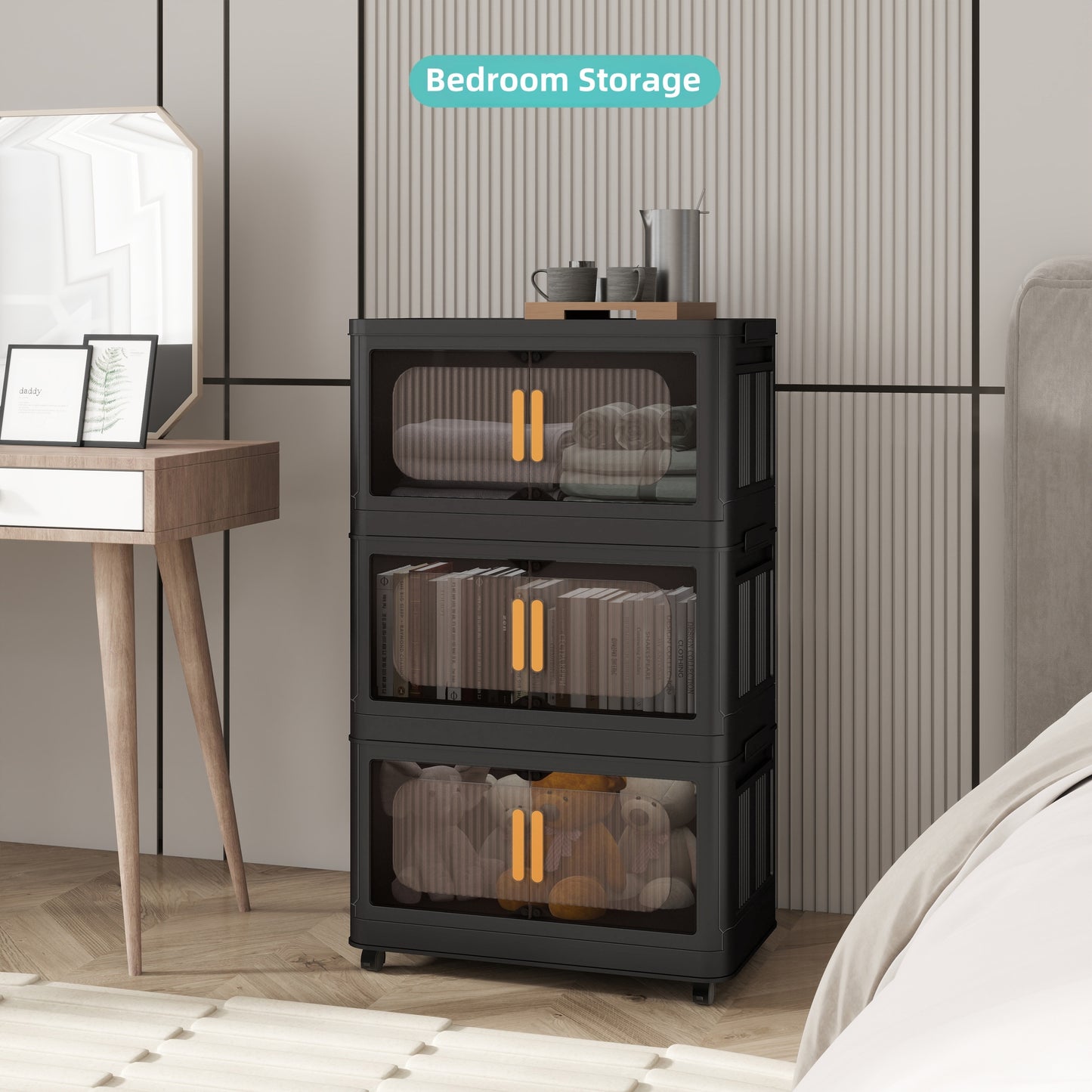 Napa Modern Folding Storage Cabinet