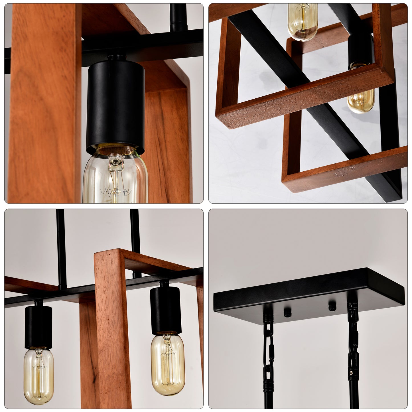 Bartholomew Industrial Rectangular Chandelier