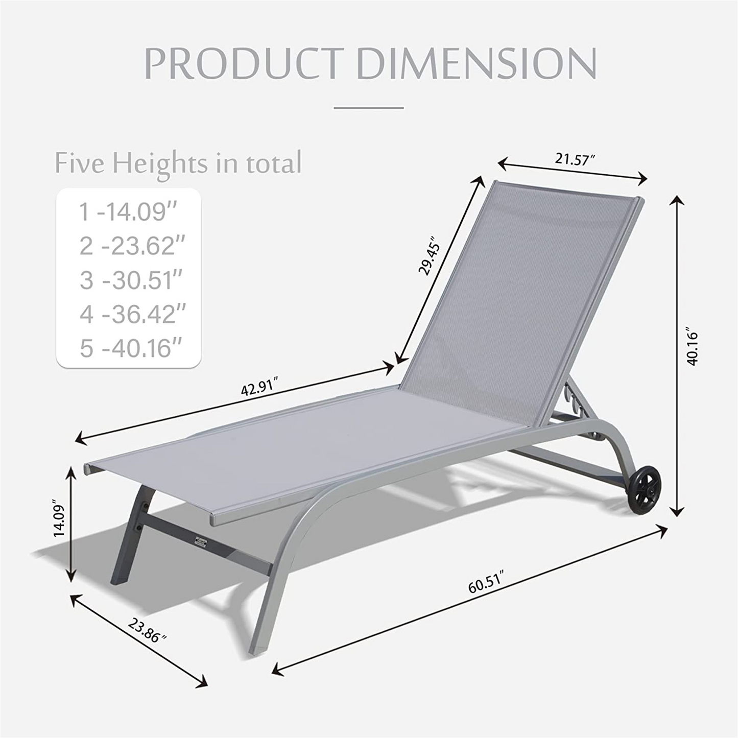 Bartholomew Modern Outdoor Lounger