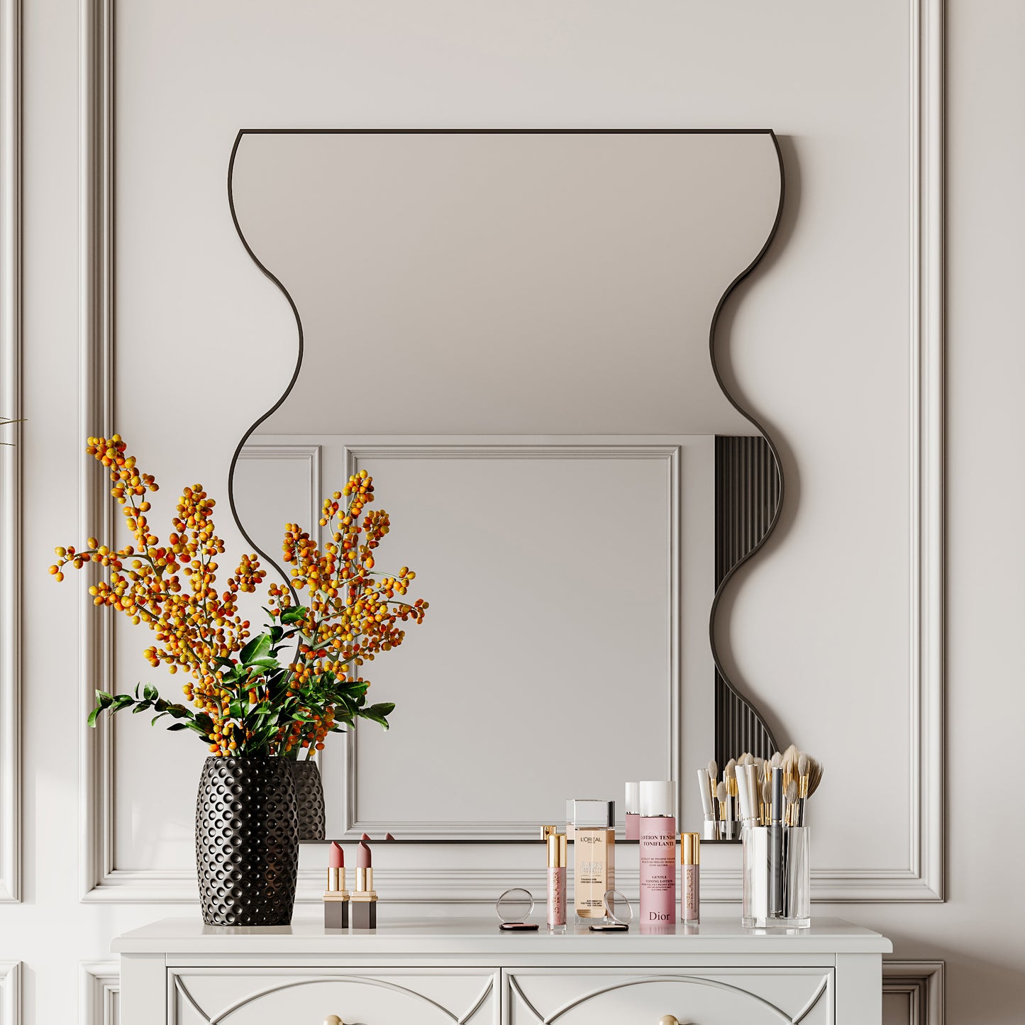 Napa Contemporary Rectangular Vanity Mirror